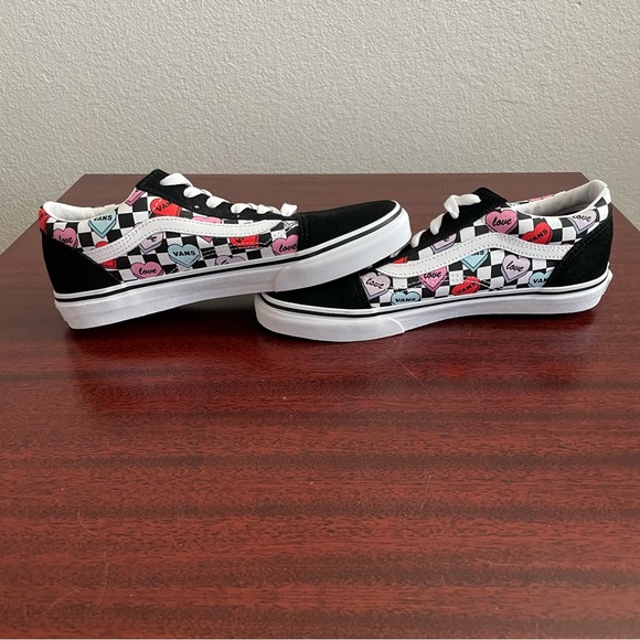 NWOT Vans Conversation Candy Hearts Skate Shoes Sneaker Low Top Suede - Picture 4 of 7